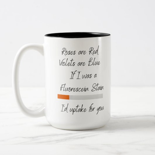 Tasse 2 Couleurs Si j'étais un Fluorescein Stain (Gauche)