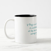 Tasse 2 Couleurs Si les chiens pouvaient parler - Scottish Terrier  (Gauche)