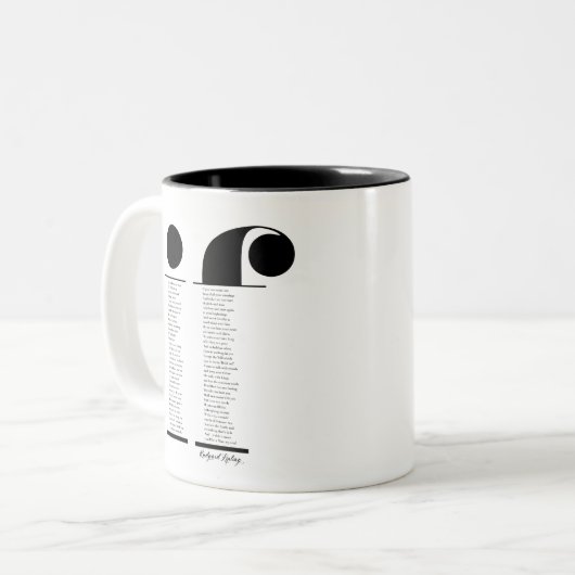 Tasse 2 Couleurs Si par Rudyard Kipling (Devant gauche)