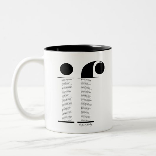 Tasse 2 Couleurs Si par Rudyard Kipling (Gauche)