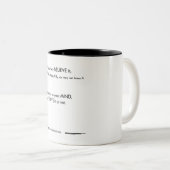 Tasse 2 Couleurs Si vous le ressentez, croyez-moi, bon sang (Devant droit)