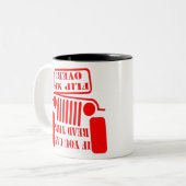 Tasse 2 Couleurs Si Vous Pouvez Lire Ce Flip Me Over 4x4 (Devant gauche)