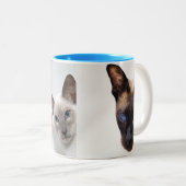 TASSE 2 COULEURS SIAMESE (Devant droit)