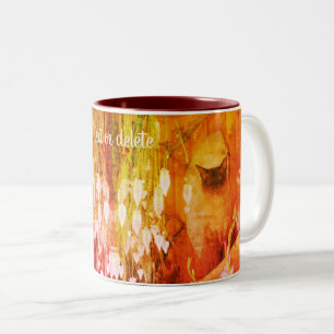 Tasse 2 Couleurs Siamese Cat Animal Art Personnalisé