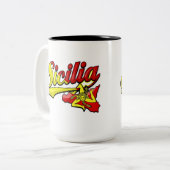 Tasse 2 Couleurs Sicilia Trinacrie (Devant gauche)
