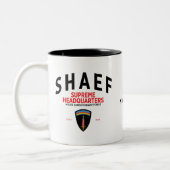 Tasse 2 Couleurs Siège suprême de la SHAEF (Gauche)