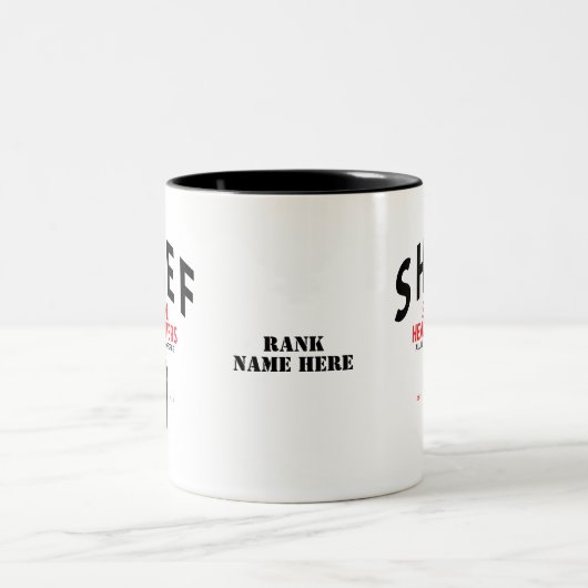 Tasse 2 Couleurs Siège suprême de la SHAEF (Centre)