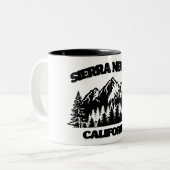 Tasse 2 Couleurs Sierra Nevada Californie (Devant gauche)