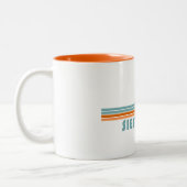 Tasse 2 Couleurs Siesta Key Floride Sun Palm Trees (Gauche)