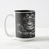 Tasse 2 Couleurs Sigil du Crapaud Hanté par BurnsInHell (Gauche)