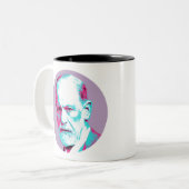 Tasse 2 Couleurs Sigmund Freud (Devant gauche)