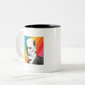 Tasse 2 Couleurs Sigmund Freud - Votre maman (Devant gauche)