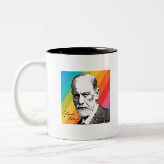 Tasse 2 Couleurs Sigmund Freud - Votre maman (Gauche)
