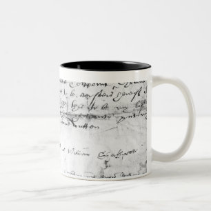 Tasse 2 Couleurs Signature de William Shakespeare, 1616
