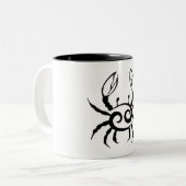 TASSE 2 COULEURS SIGNE DE CANCER ZODIAC (Devant gauche)