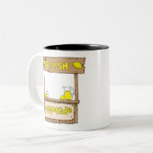Tasse 2 Couleurs signe de citron (Devant gauche)
