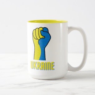 Tasse 2 Couleurs SIGNE DE POINTE DE L'Ukraine