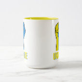 Tasse 2 Couleurs SIGNE DE POINTE DE L'Ukraine (Centre)