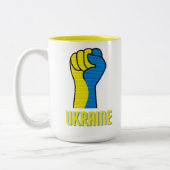 Tasse 2 Couleurs SIGNE DE POINTE DE L'Ukraine (Gauche)