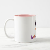 Tasse 2 Couleurs signe de poupées plein (Gauche)