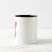 Tasse 2 Couleurs SIGNE DU Drapeau V DU CANADA (Centre)