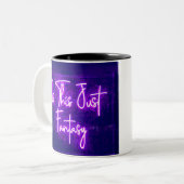 Tasse 2 Couleurs SIGNE Imaginaire SIMPLEMENT Citation d'image typog (Devant gauche)