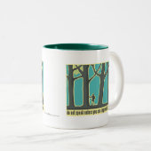Tasse 2 Couleurs Silence de la forêt (Devant droit)