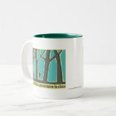 Tasse 2 Couleurs Silence de la forêt (Devant gauche)