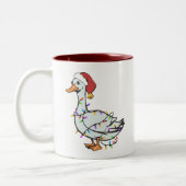 Tasse 2 Couleurs Silencieux Oie Lumière Noël Drôle Canard Lumières (Gauche)