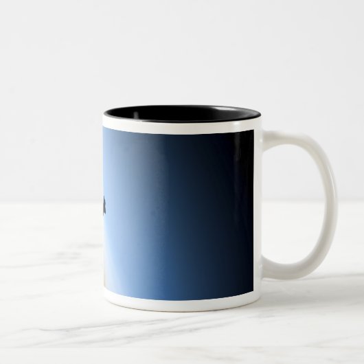 Tasse 2 Couleurs Silhouette de la navette spatiale Endeavor (Droit)