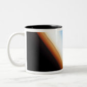 Tasse 2 Couleurs Silhouette de la navette spatiale Endeavor (Gauche)