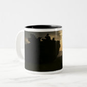 Tasse 2 Couleurs Silhouette des Marines (Devant gauche)