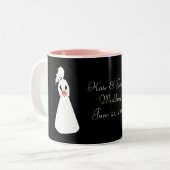 Tasse 2 Couleurs Silhouette nuptiale II (Devant gauche)