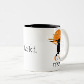 Tasse 2 Couleurs Simple Cuisine Script Propriétaire Animaux de comp (Devant droit)