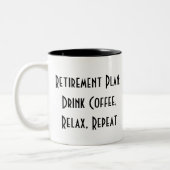 Tasse 2 Couleurs simple et amusante (Gauche)