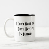 Tasse 2 Couleurs simple et amusante (Gauche)