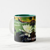 Tasse 2 Couleurs Simple Thèmes Frog Citation Inspirationnelle (Devant gauche)