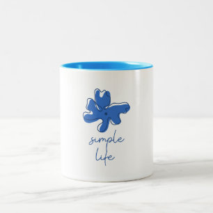 Tasse 2 Couleurs Simple Vie Minimalisme