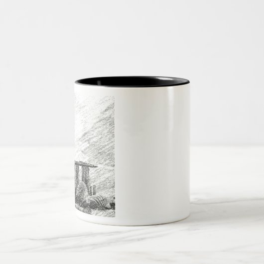 Tasse 2 Couleurs Singapore Views B&W (Centre)