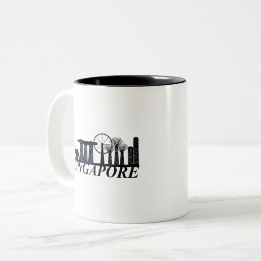 Tasse 2 Couleurs Singapour (Devant gauche)