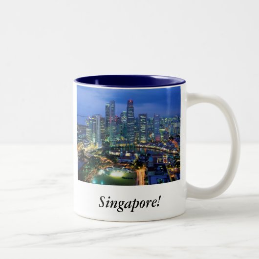Tasse 2 Couleurs Singapour ! (Droit)