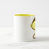 Tasse 2 Couleurs Singe avec la banane (Centre)