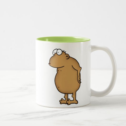Tasse 2 Couleurs Singe de bande dessinée (Droit)