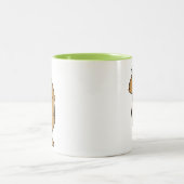 Tasse 2 Couleurs Singe de bande dessinée (Centre)