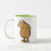 Tasse 2 Couleurs Singe de bande dessinée (Gauche)