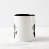 Tasse 2 Couleurs Singe de cigare (Centre)