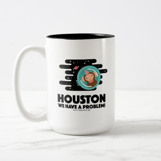 Tasse 2 Couleurs Singe de l'espace (Gauche)