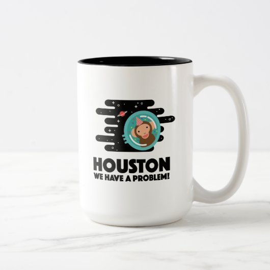 Tasse 2 Couleurs Singe de l'espace (Droit)
