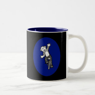 Tasse 2 Couleurs Singe de monocycle d'amusement