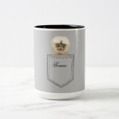 Tasse 2 Couleurs Singe de poche (Centre)